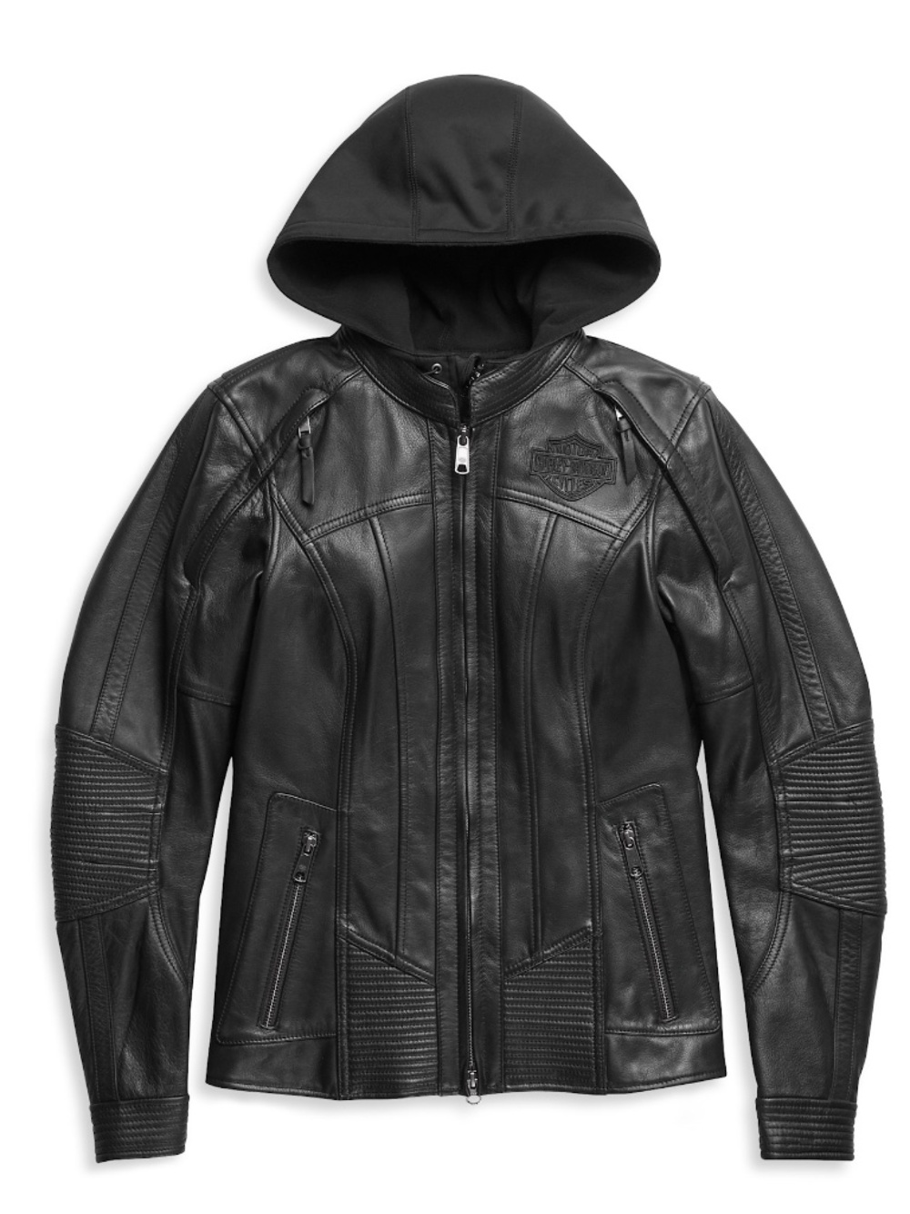 WOMEN'S WILLIE G AURORAL II 3-IN-1 LEATHER RIDING JACKET- Size Medium